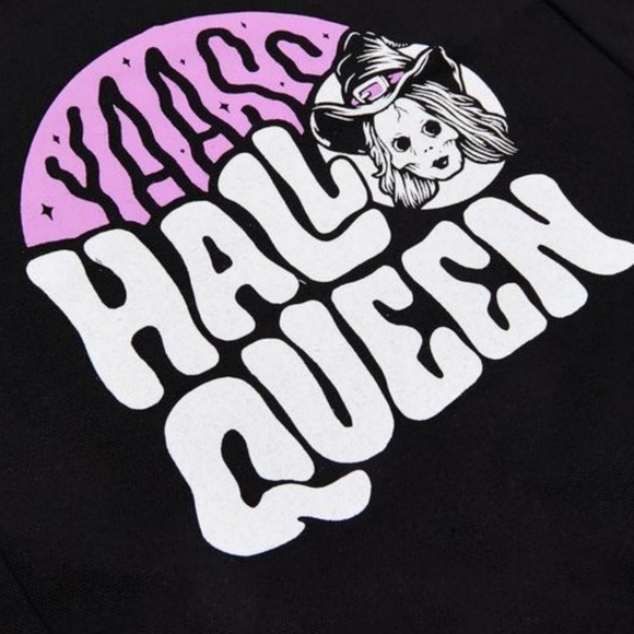 Too Fast ✦ “Queen Witch” Graphic Tote Bag ✦ Black Purple Witchcore Carryall OS - Picture 3 of 7
